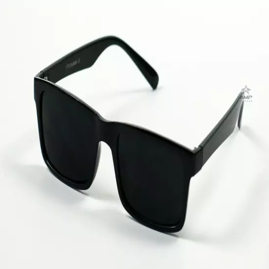 Gangster Slim Square Sunglasses OG LOC Style Super Dark Black 59SD