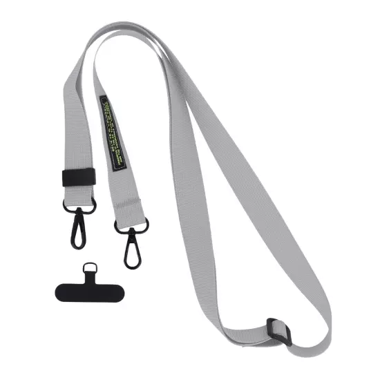 Phone Lanyard Nylon Adjustable Neck Strap + Pad Compatible with All Smartphone