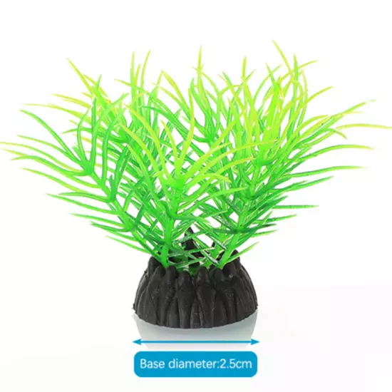 Aquarium Decorative Simulation Aquatic Plant Fish Tank Landscape Ornament Gra Sn