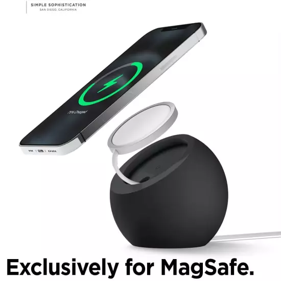 MAGSDAF Silicone Stand for iPhone – Magnetic Wireless Charging Desktop Base