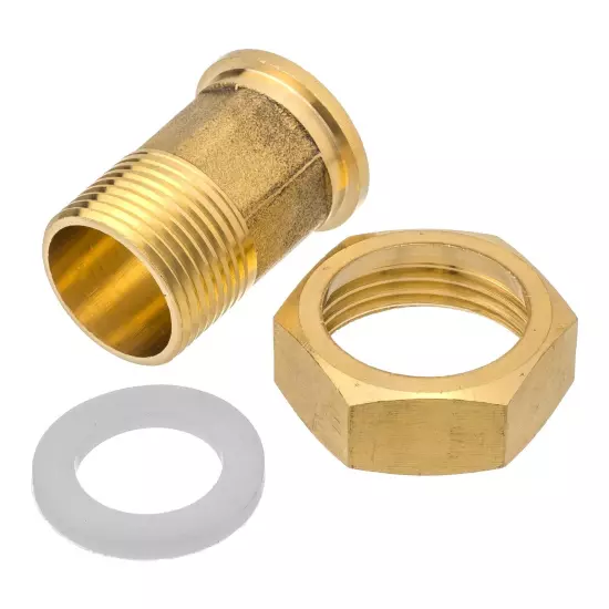 Brass 3/4" BSP Male To 1" Inch BSP Female 38mm Water Meter Coupler Pipe Fitting