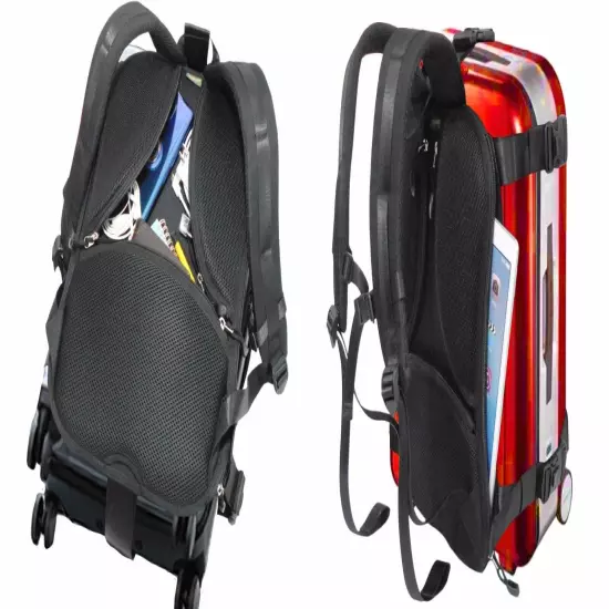 Hardcase / Carry On Trolley Luggage Backpack Conversion System Adjustable Straps