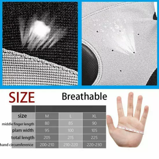 Men's Touch Screen Full Finger Outdoor Cycling Sports Motorcycle Bicycle Gloves