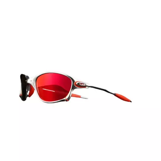 X Metal Juliat Cyclops Sunglasses UV400 Ruby Polarized Glass Titanium Goggle