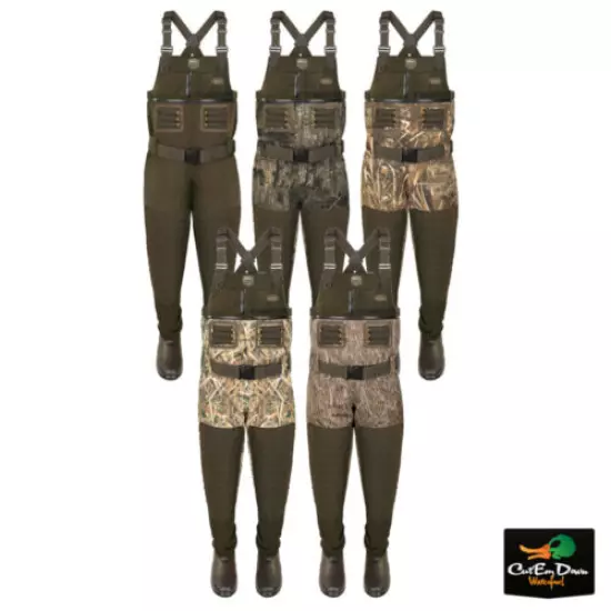 DRAKE WATERFOWL GUARDIAN ELITE 6 LAYER 2-N-1 CHEST WADERS BREATHABLE