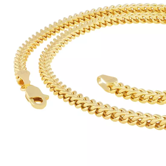 14k Yellow Gold 1.5mm-5mm Franco Box Bracelet Chain Men Women 7" 7.5" 8" 8.5" 9"