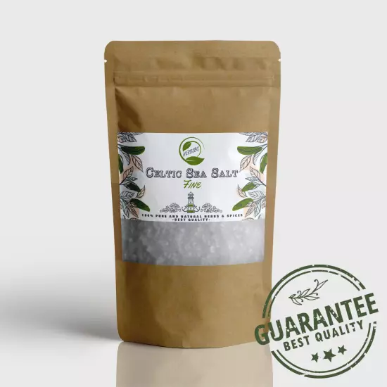 Celtic Sea Salt Fine 100 % Natural 84 + Minerals Magnesium Rich Celtic Salt 100g