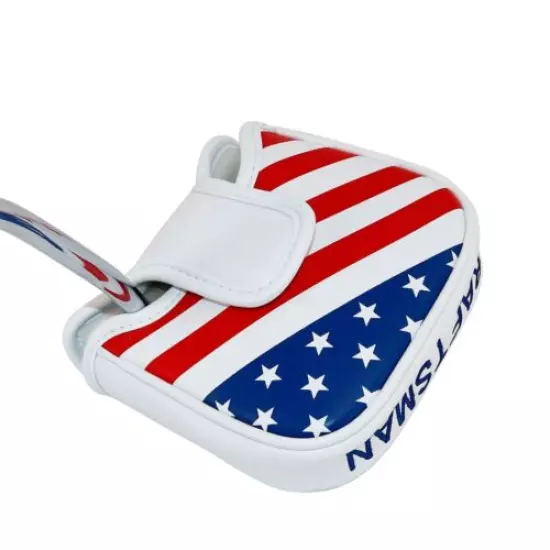 USA AMERICA Square Mallet Putter Cover Headcover For TaylorMade 2017 Spider Tour