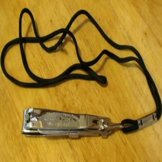 1959 BIG PAL ANGLER'S CLIP WITH LANYARD NEAR MINT BEAUTY