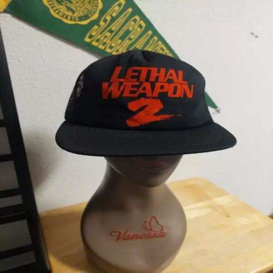 Lethal Weapon 2 Trucker Snapback Mesh Hat Cap Adjustable