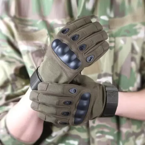 Motorcycle Gloves Men Tactical Hunting Shooting Knuckle Protection Sports Full/H