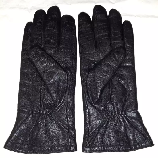 Merona lined black leather gloves w/40g Thinsulate womens size S-M