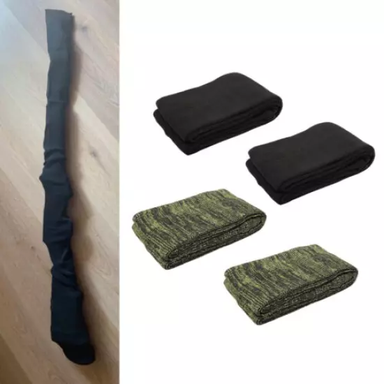 2* Black 2* Green Shotgun Sock Gun Rifle Sleeve Bag Knitted Storage Cover Case