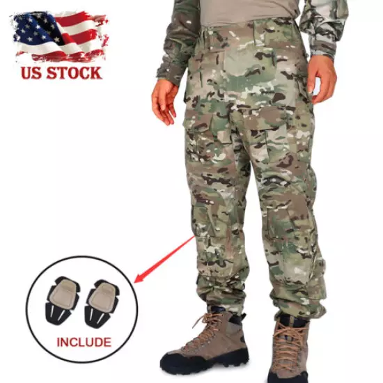 KRYDEX G3 Combat Trouser with Knee Pads Tactical Pants Clothing Camo Multicam