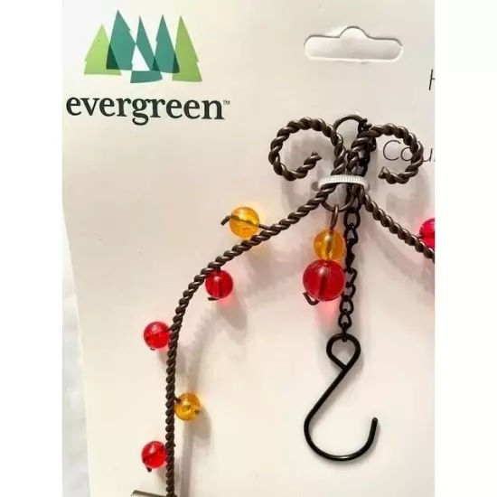 Evergreen Hummingbird Swing Red Yellow Beads Perch For Hummingbirds To Rest NWT