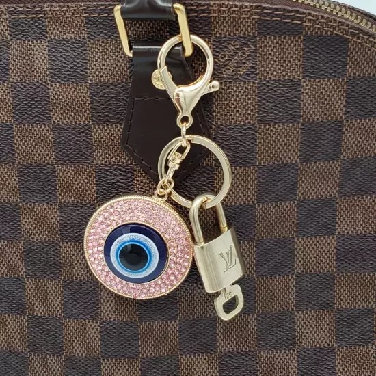 Authentic Louis Vuitton Lock & Key with unbranded Bagcharm, Keycharm, Keychain