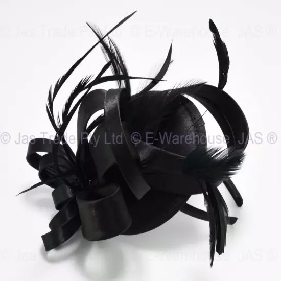 Spring Racing Race Party Melbourne Cup Feather Headband Hairband Clip Fascinator