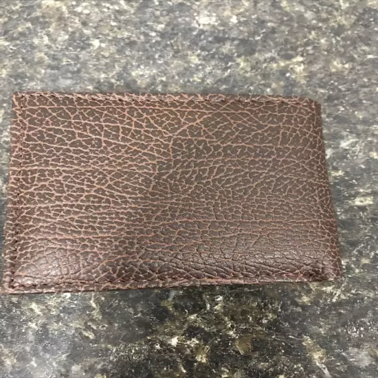 Men's Vegan Wallet 2 Cash Slots 6 Card slots Brown (LR-6)