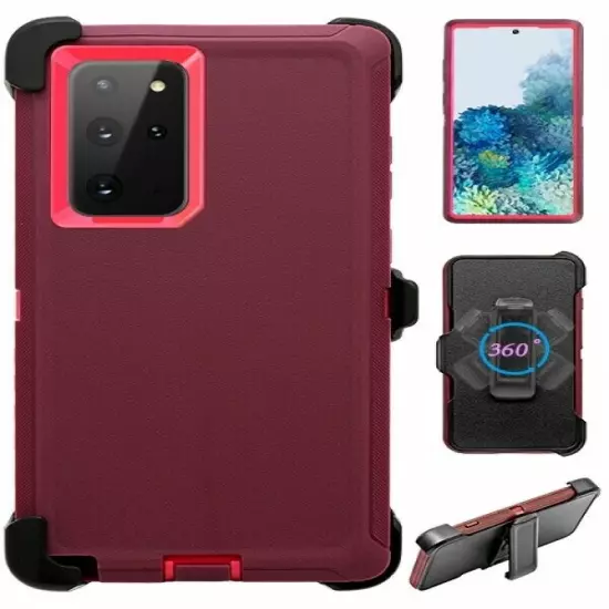 For Samsung Galaxy S20 / S20+Ultra 5G Defender Case w/ Clip fits Otterbox