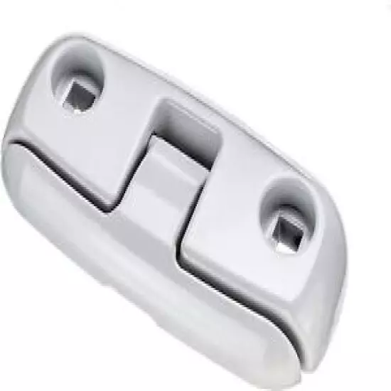 Attwood 12048-4 Aluminum Fold-Down Dock Cleat, White, 6-Inch