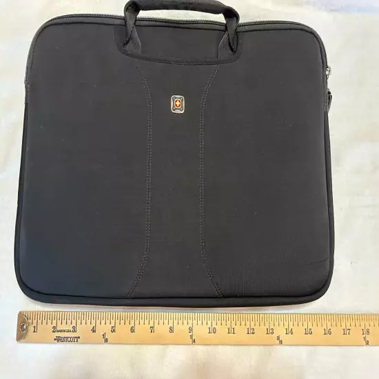 Swiss Gear Laptop Computer Tablet Carry Bag Case ~ Black NO Shoulder Strap