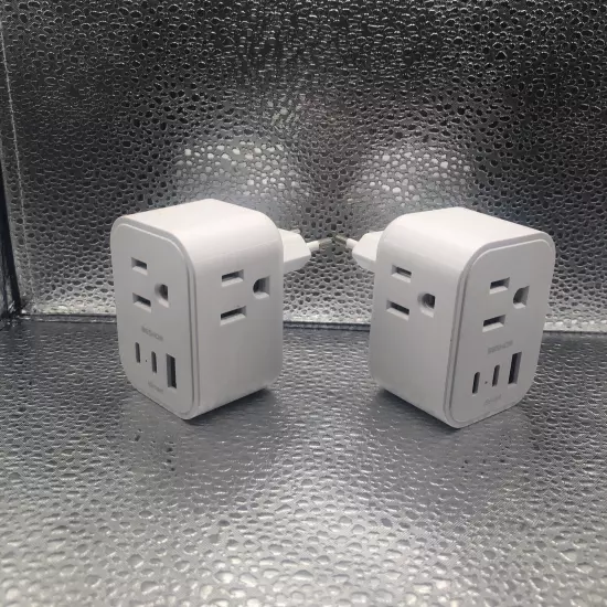 European Travel Plug Adapter 2 Pack Free Shipping