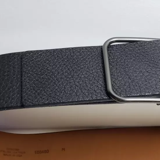 Banana Republic Belt Italian Leather Med. Made in Usa Contoured, Slight Curve