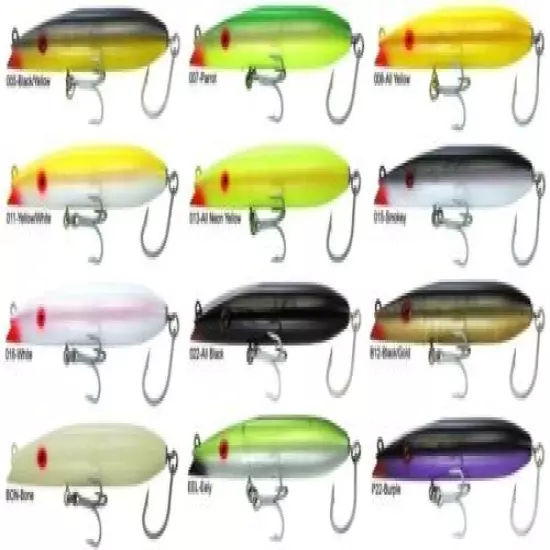 Super Strike "Zig Zag" Darter 2-3/8 Color: All Yellow ZZ6W-008 with "EZ" hooks