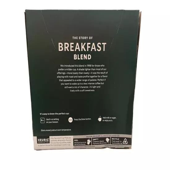 starbucks breakfast blend k cups 32