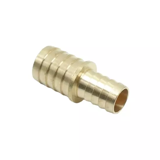 Brass Barb Reducer 1" to 3/4" Barbed Reducing Splicer Mender Adapter Fitting