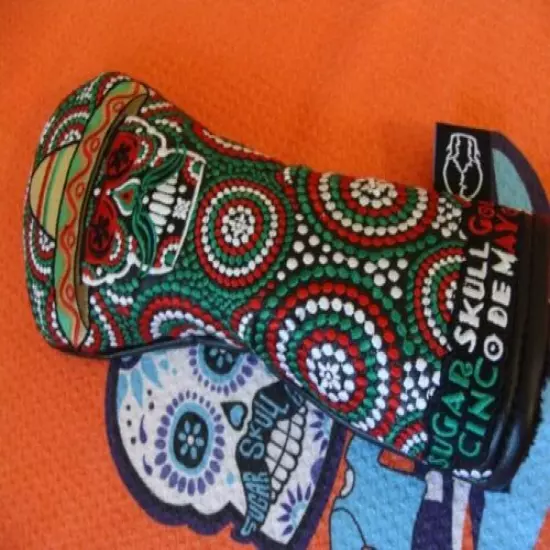 Sugar Skull Golf Cinco De Mayo 2022 embroidered Hybrid headcover NEW