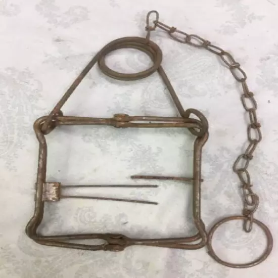 Vintage Metal Wire SMALL WILD GAME TRAP