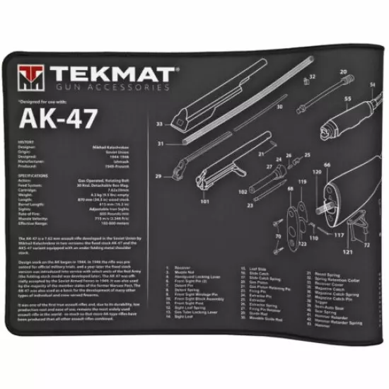 Tekmat Ultra Premium Gun Cleaning Mat, Includes Small Microfiber TekTowel