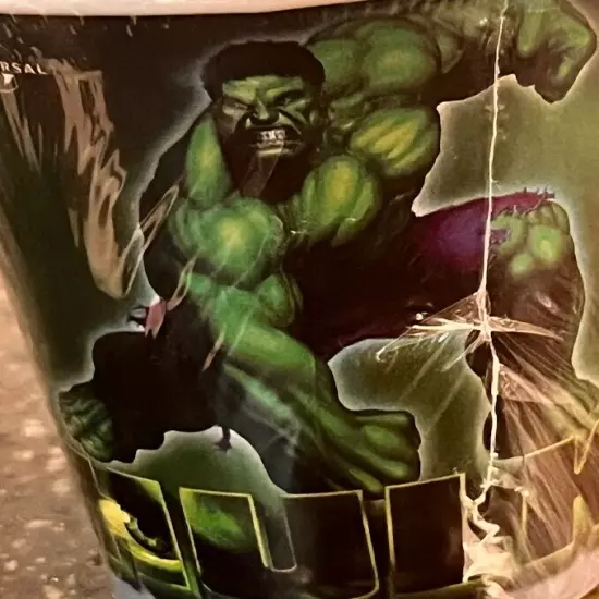 Vtg Marvel Hulk birthday paper cups 2 sets 8 each in sealed package 2003