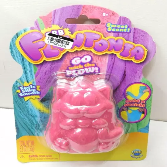 Orb Flowtonia Go With The Flow Sweet Scented Silky Pink Cat Slime 5.2 oz 