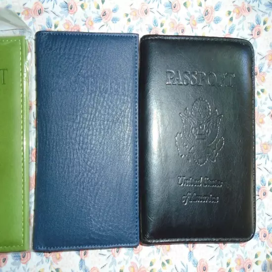 Passport Holder Cover Pincnel New - Lot of 3