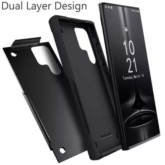 For Samsung Galaxy S22/S22 Plus/S22 Ultra Cover Shockproof Protective Hard Case