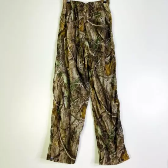 Gamehide Mens Green Camouflage High Rise Elastic Waist Hunting Pants Size Large