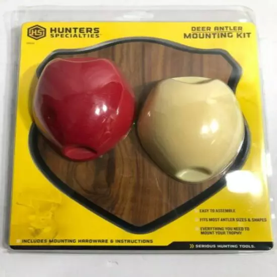 BRAND NEW Hunters Specialties 00639 Deer Antler Red/White Taxidermy Mounting Kit