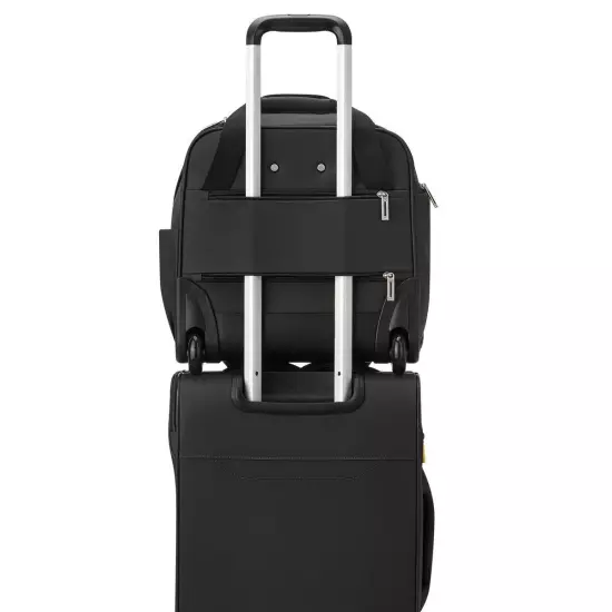 Delsey Storm Plus 2-piece Under Seater & Carry-On Set Black