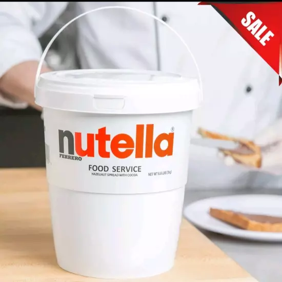 33$ Nutella 3 kg (6.6 lb) Bucket Hazelnut Spread.