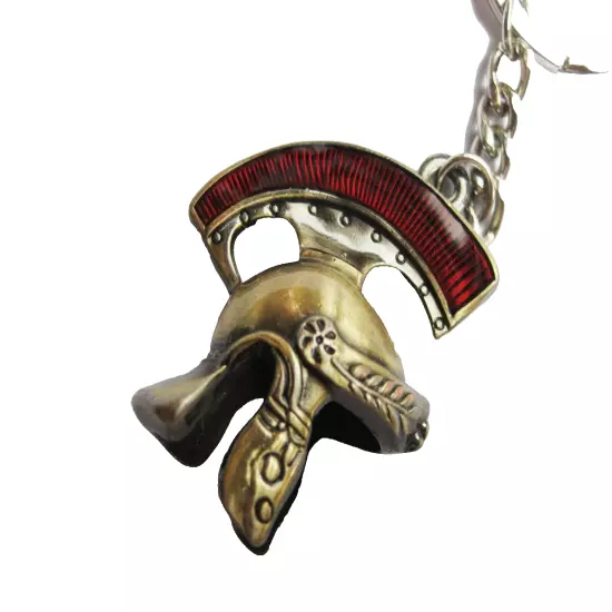 Gladiator Helmet Keychain Roman Helmet Keyring Rome Soldier Helmet Keychain