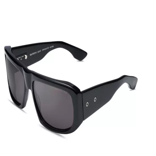 Authentic DITA Superflight DTS133-61-02 BLK-SLV w/Grey Lens Sunglasses - 61 mm