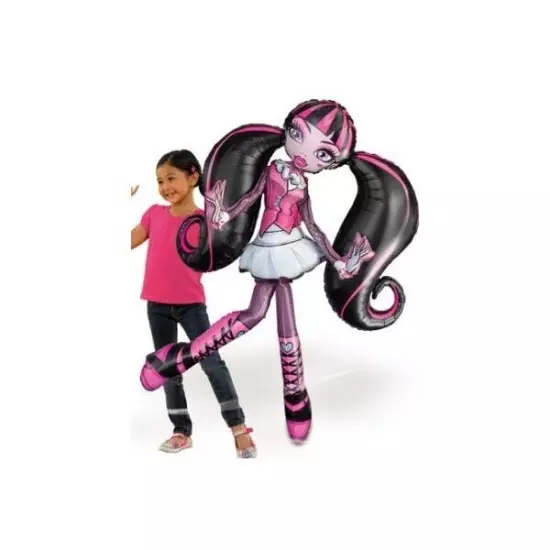 GIANT Anagram DRACULAURA MONSTER HIGH DOLL Airwalker Foil Balloon Party Birthday