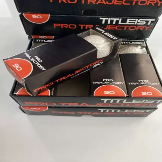 1970s NOS Titleist Pro Trajectory 90 Acushnet 1 Dozen (12) Count Golf Balls