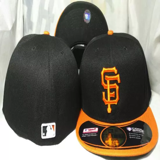 San Francisco Giants SF Fitted Hat Cap MLB Men's Casual Baseball Caps