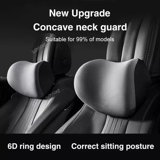 Car Seat Headrest Travel Rest Neck Pillow Car Neck Pillow Car Lumbar Support 