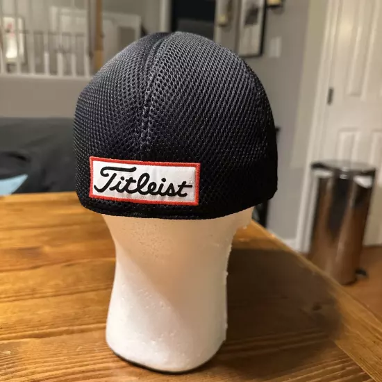 Titliest Pro V1 FJ Foot Joy Golf Fitted Hat L/XL BLACK Very CLEAN