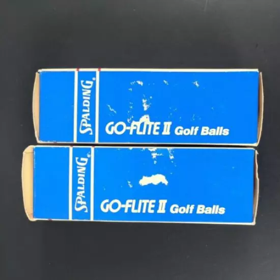 Spalding Golf Balls Go-Flite 2 Made USA (6 total)