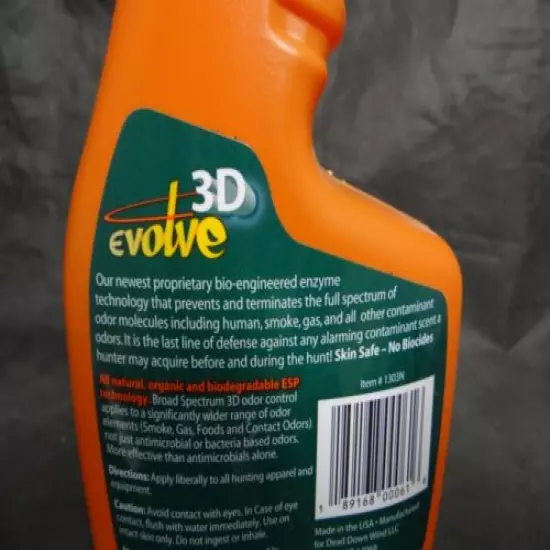 NEW DEAD DOWN WIND 3D BROAD SPECTRUM EVOLVE FIELD SPRAY 12 FL. OZ. $14.49 